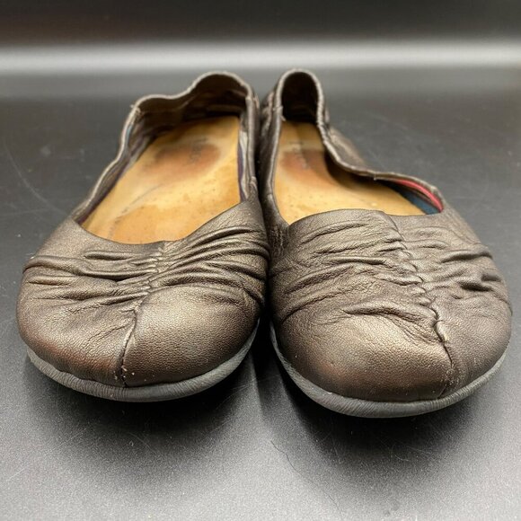 Taos Bronze Ballet Flats Women's Size 8 - Picture 2 of 11